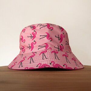 Pink Flamingo Reversible Bucket Hat Limited Edition Smirnoff Pink Lemonade